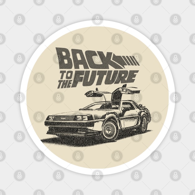 Back to the Future - DMC DeLorean Magnet by RetroPandora